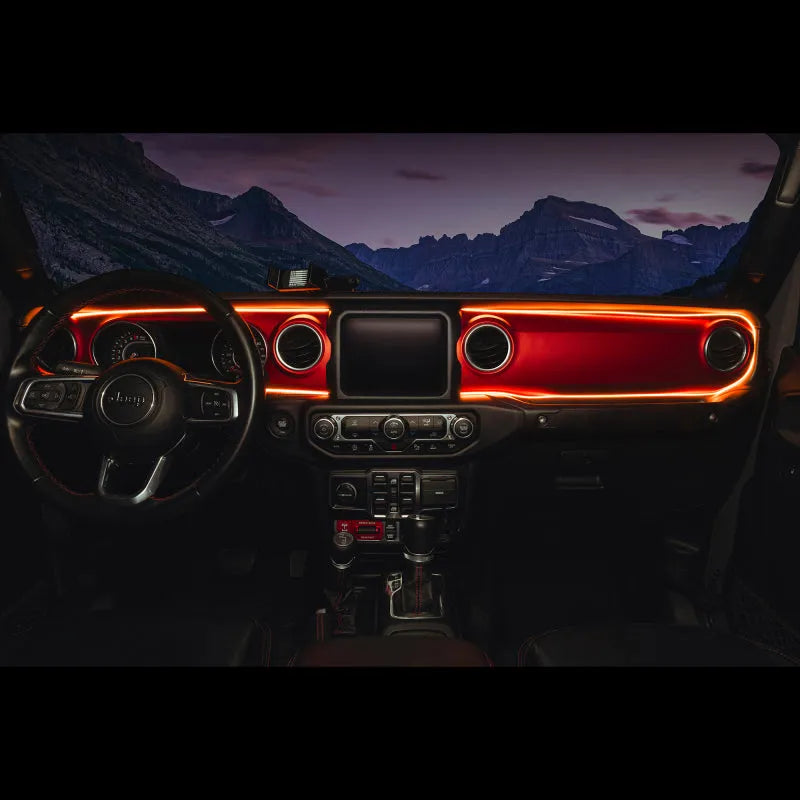 Oracle JL/Gladiator Dynamic ColorSHIFT Dash Kit | Jeep JK/JL/JT (4236-332)