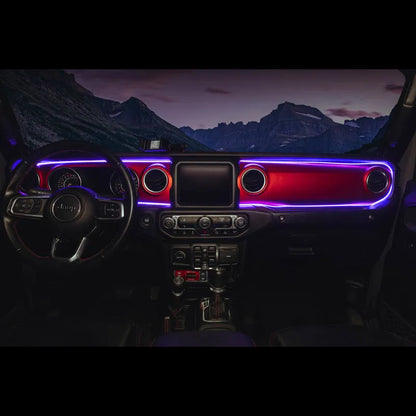 Oracle JL/Gladiator Dynamic ColorSHIFT Dash Kit | Jeep JK/JL/JT (4236-332)