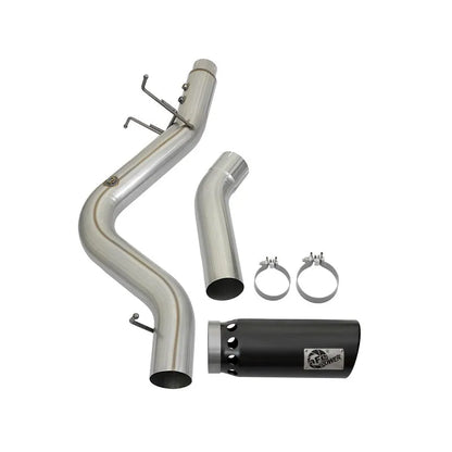 aFe LARGE BORE HD 5in SS DPF-Back Exhaust | GM Duramax 6.6L (49-44085-B)