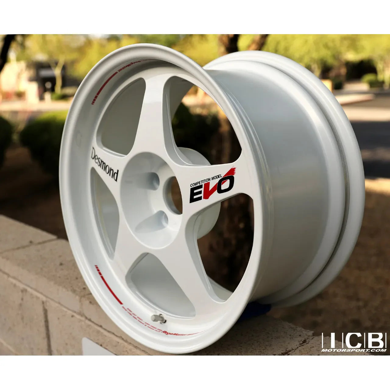 Desmond Regamaster EVO II 17x9.5 +12 5x114.3 Gloss White (SET)