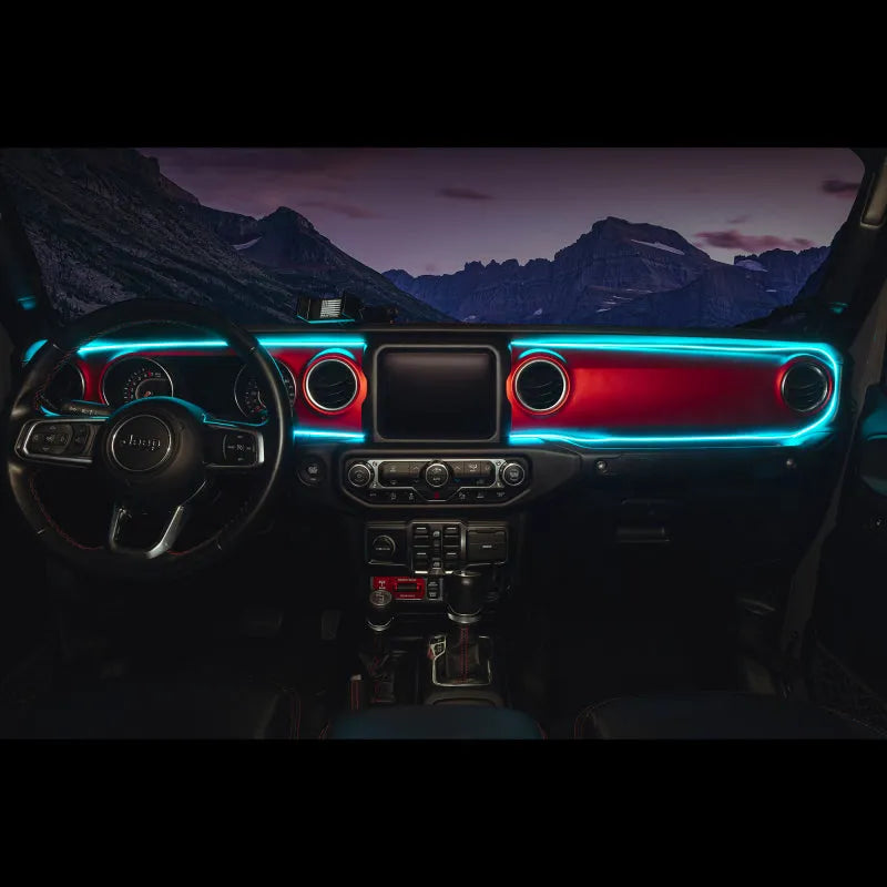 Oracle JL/Gladiator Dynamic ColorSHIFT Dash Kit | Jeep JK/JL/JT (4236-332)