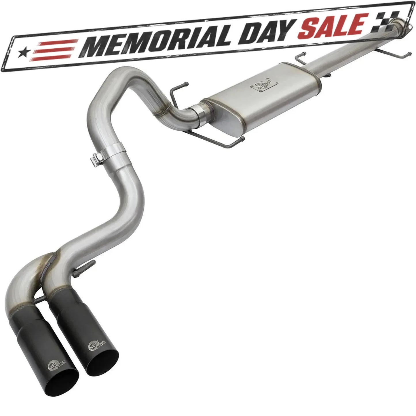 aFe Rebel Series 3in SS Cat-Back Exhaust w/ Mid-Side Exit | FJ Cruiser (07-14) (49-46030-B)