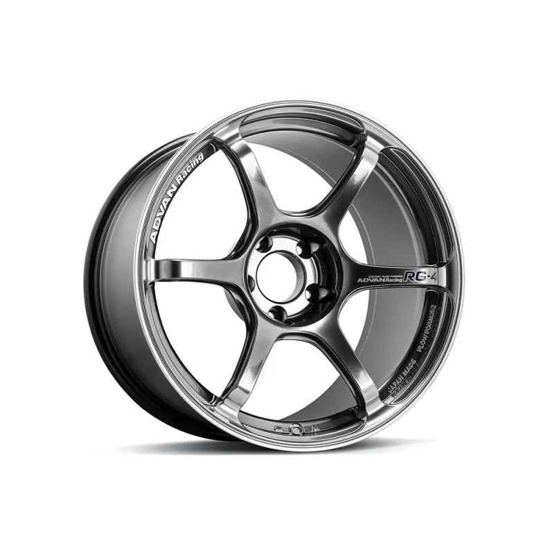 Advan RG-4 Racing Hyper Black/Ring | 18x9.5" +45mm | 5x114.3mm Wheel