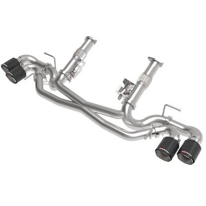 aFe MACH Force-Xp 3in to 2.5in SS Cat-Back Exhaust | Chevy Corvette C8 (20-25) (49-34127NM-C)