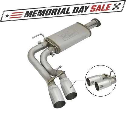 aFe Rebel Series 3in 409SS Cat-Back Exhaust | Toyota Tacoma V6-3.5L (16-18) (49-46032-P)