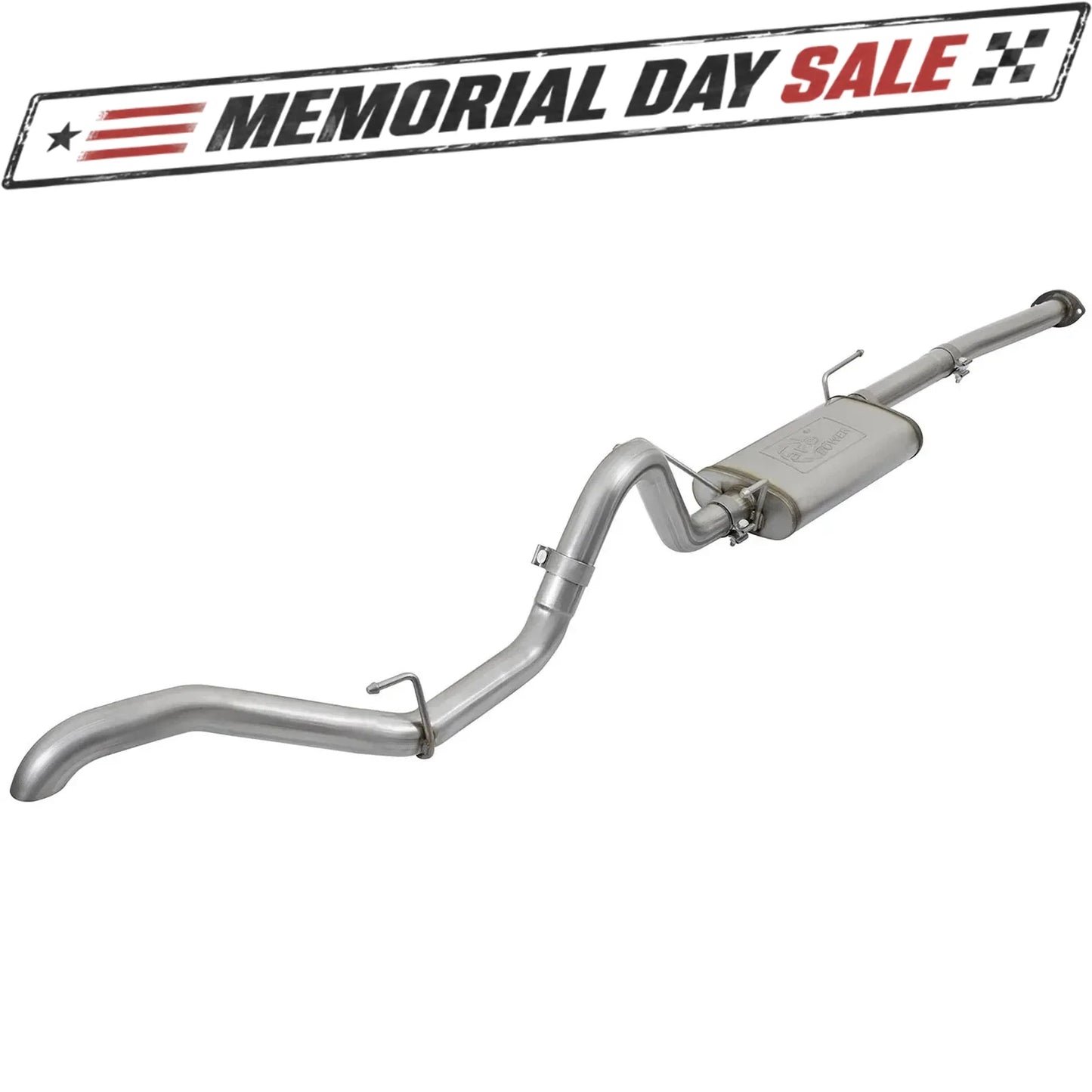 aFe 2.5in 409SS Cat-Back Exhaust Hi-Tuck | Toyota Tacoma V6-3.5L (16) (49-46034)