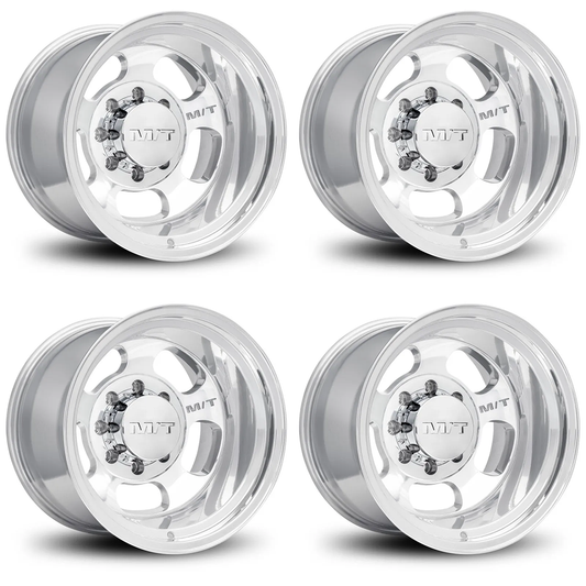 (set of 4) Mickey Thompson Canyon Polished | 17x12" -58mm | 8x180mm Wheels