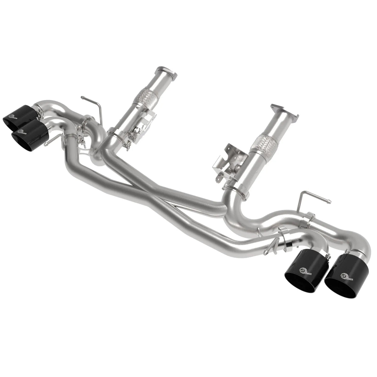 aFe MACH Force-Xp 3in to 2-1/2in 304 SS Cat-Back Exhaust | Chevy C8 (20-25) (49-34127NM-B)