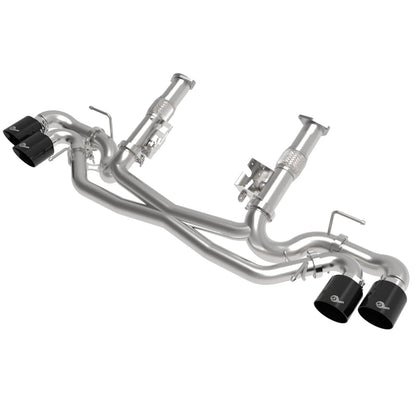 aFe MACH Force-Xp 3in to 2-1/2in 304 SS Cat-Back Exhaust | Chevy C8 (20-25) (49-34127NM-B)