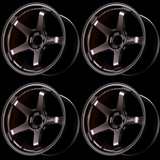 (set of 4) Advan GT Beyond Racing Copper Bronze | 19x11" +35mm | 5x112mm Wheel