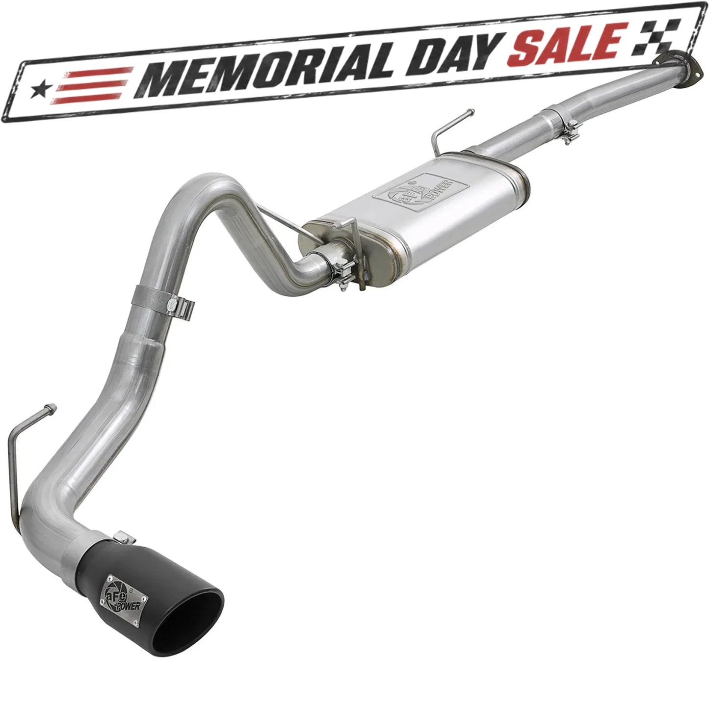 aFe 2.5in SS Cat-Back Exhaust Toyota Tacoma (16+) | (49-46042-B)