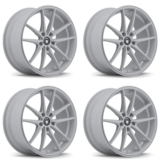 (set of 4) Konig Oversteer White | 18x8" +45mm | 5x114.3mm Wheel