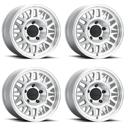 (set of 4) Raceline 451 Ryno Machined | 17x8.5" +0mm | 6x135mm Wheel