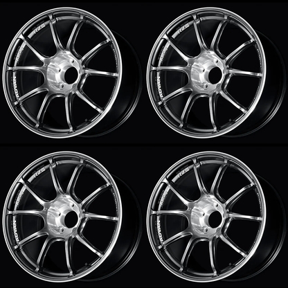 (set of 4) Advan RZIII Hyper Platinum Black/Diamond Cut | 18x9.5" +45mm | 5x100mm Wheel