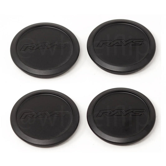 Rays Volk Racing Low Type Center Cap - Blast Black (SET)