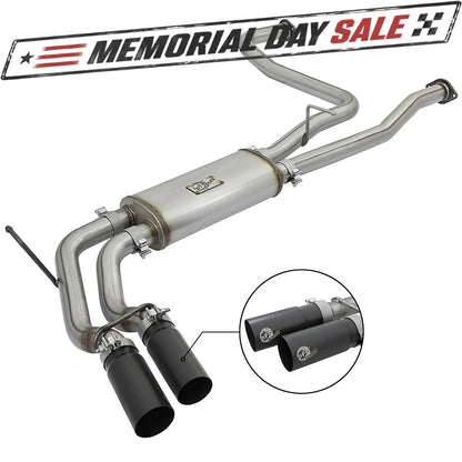 aFe Rebel Series 2-1/2 SS Cat-Back Exhaust | Nissan Titan V8 5.6L (16-17) (49-46126-B)