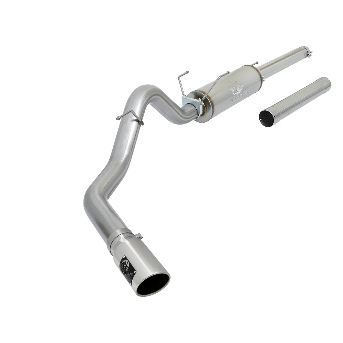aFe Large Bore-HD 4in SS Cat-Back Exhaust | Dodge Ram 2500/3500 03-04 (49-42005)