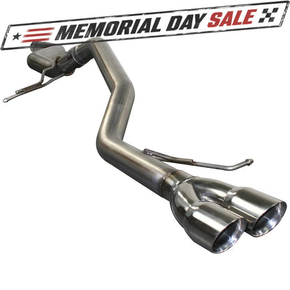 aFe Large Bore-HD 2-1/2in SS Cat-Back Exhaust | VW Jetta TDI (11-12) (49-46401)