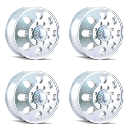 (set of 4) ION Wheels Type 167 Polished | 17x6.5 +125.3 | 8x165.1mm Wheels