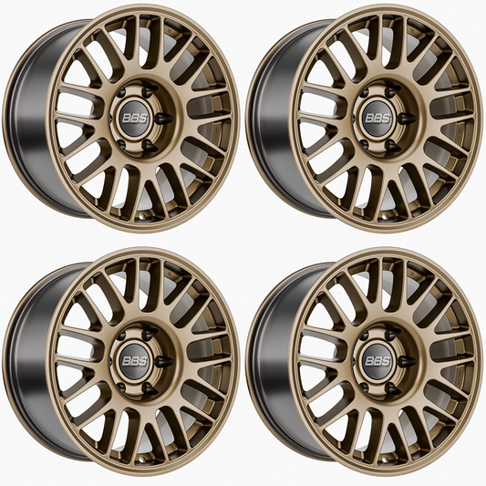 (set of 4) BBS TS-M Satin Bronze | 17x9" -12mm | 6x135mm Wheel
