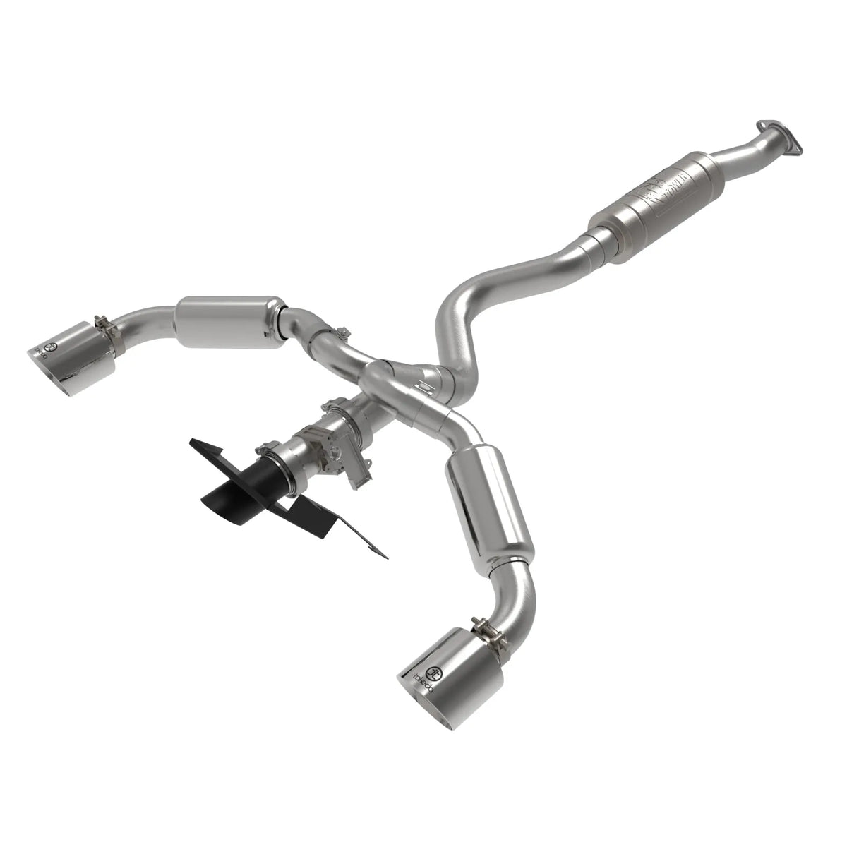 aFe Gemini XV 3in to 2-1/2in SS Cat-Back Exhaust | Toyota GR Corolla (23-24) (49-36067-P)