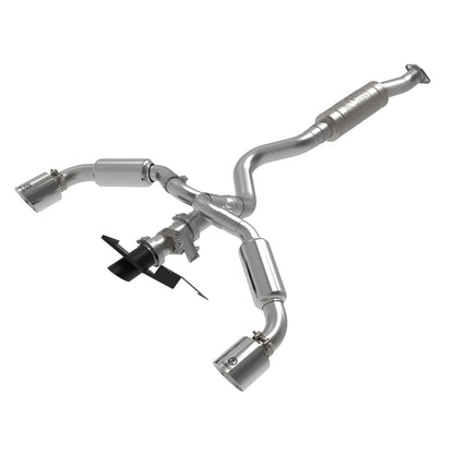 aFe Gemini XV 3in to 2-1/2in SS Cat-Back Exhaust | Toyota GR Corolla (23-24) (49-36067-P)