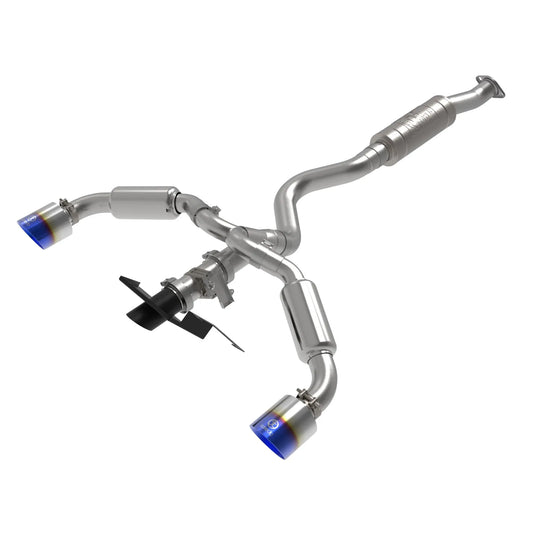 aFe Gemini XV 3in to 2-1/2in SS Cat-Back Exhaust | Toyota GR Corolla (23-24) (49-36067-L)