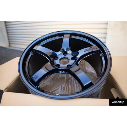 Gram Lights 57CR 19x9.5 +45 5x114.3 Eternal Blue Pearl (SET)