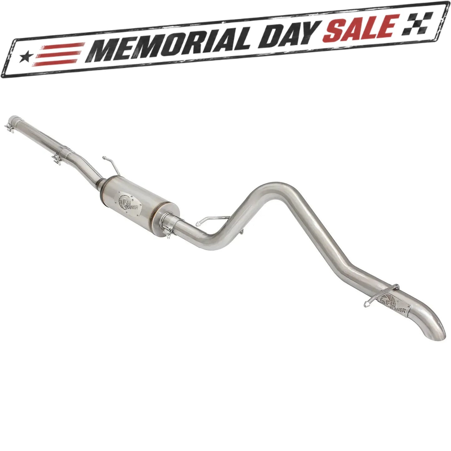aFe 2.5in 409 SS Cat-Back Hi-Tuck Exhaust Jeep Wrangler V6 (07-17) (49-48057)