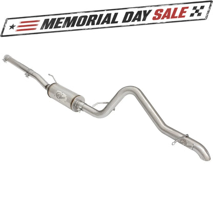 aFe 2.5in 409 SS Cat-Back Hi-Tuck Exhaust Jeep Wrangler V6 (07-17) (49-48057)