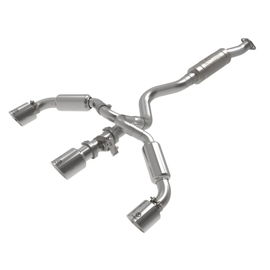 aFe Gemini XV 3in to 2-1/2in SS Cat-Back Exhaust | Toyota GR Corolla (23-24) (49-36070-P)