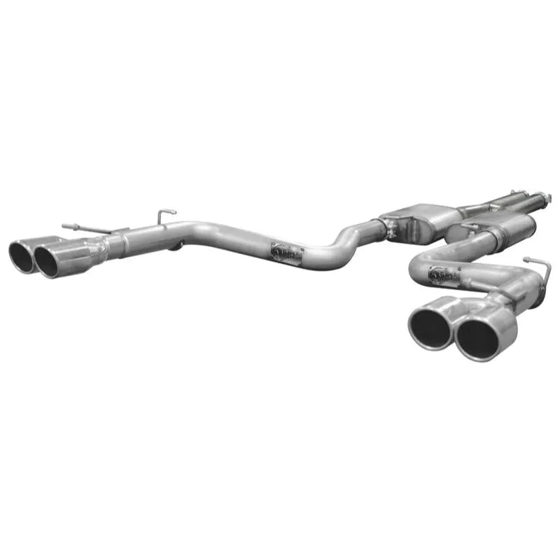 aFe MACHForce XP 3in SS Axle-Back Exhaust | Ford Mustang GT 07-14 (49-43052-B)