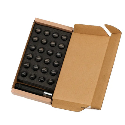 RAYS 17 Hex L31 Lug Nuts Black 12x1.50 (20+4 Locks)