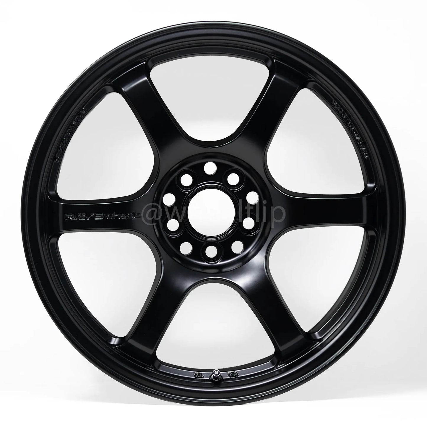 Gram Lights 57DR 17x9 +38 5x114.3 Semi Gloss Black (SET)