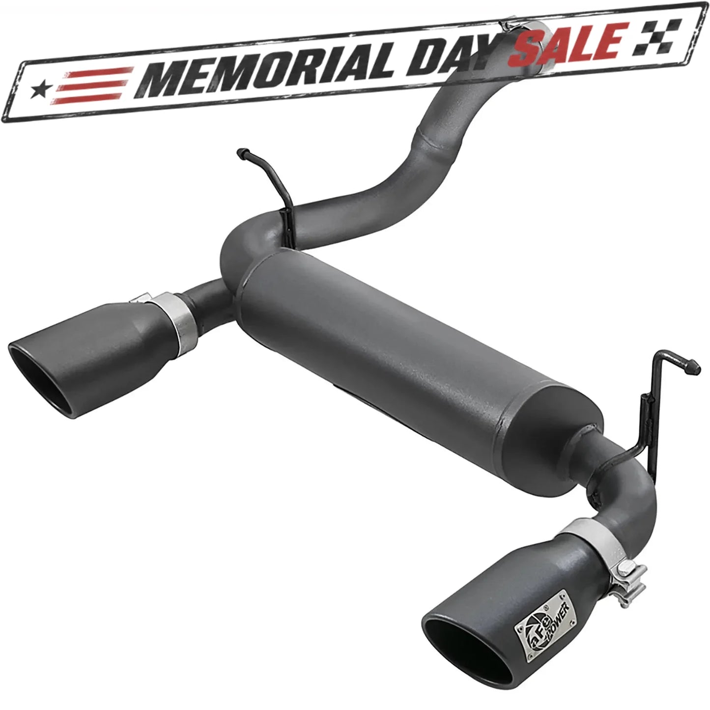 aFe 2.5in 409 SS Axle-Back Exhaust | Jeep Wrangler JL V6 3.6L (18+) (49-48067-B)