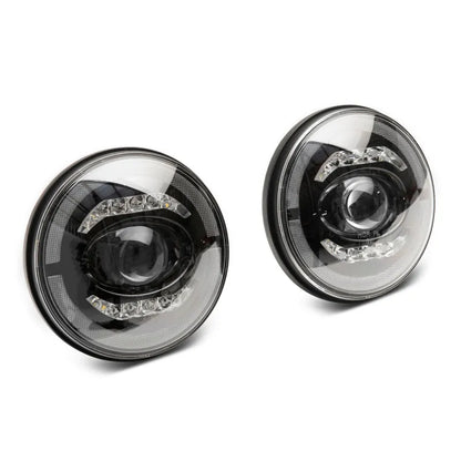 Raxiom Axial Series LED Headlights | Jeep Wrangler JK (07-18) (J132813)
