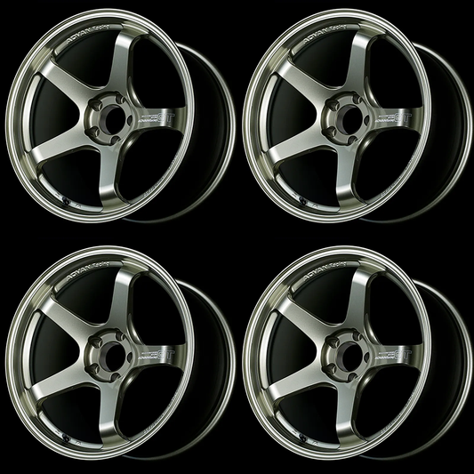 (set of 4) Advan GT Beyond Racing Sand Metallic | 19x11" +35mm | 5x112mm Wheel