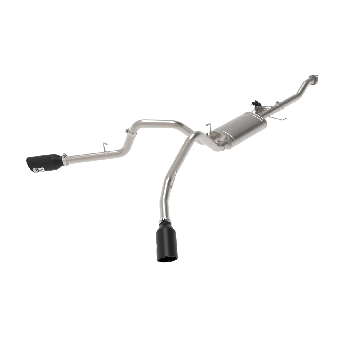 aFe Gemini XV 3in SS Cat-Back w/ Cut-Out | Ford F-150 V6 2.7/3.5L (20-21) (49-33123-B)