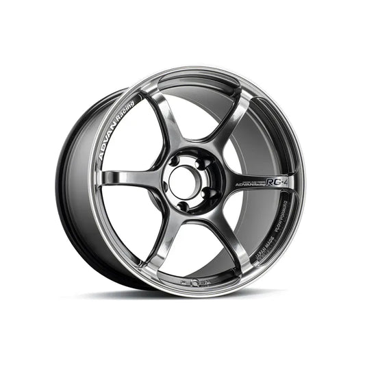 Advan RG-4 Racing Hyper Black/Ring | 18x10" +35mm | 5x114.3mm Wheel