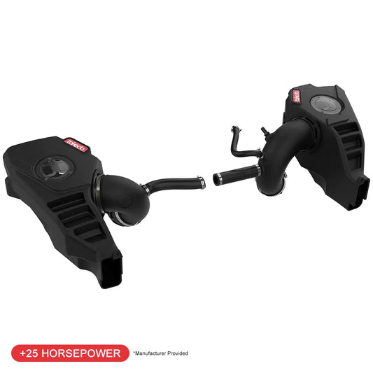 aFe MagnumFORCE Stage-2 Pro DRY S Intake w/6in Radial Filter | Kia Stinger V6 18-22 (56-70038D)