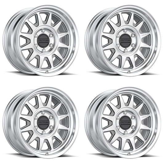 (set of 4) Raceline 952 Aero Machined | 17x9" -12mm | 6x139.7mm Wheel