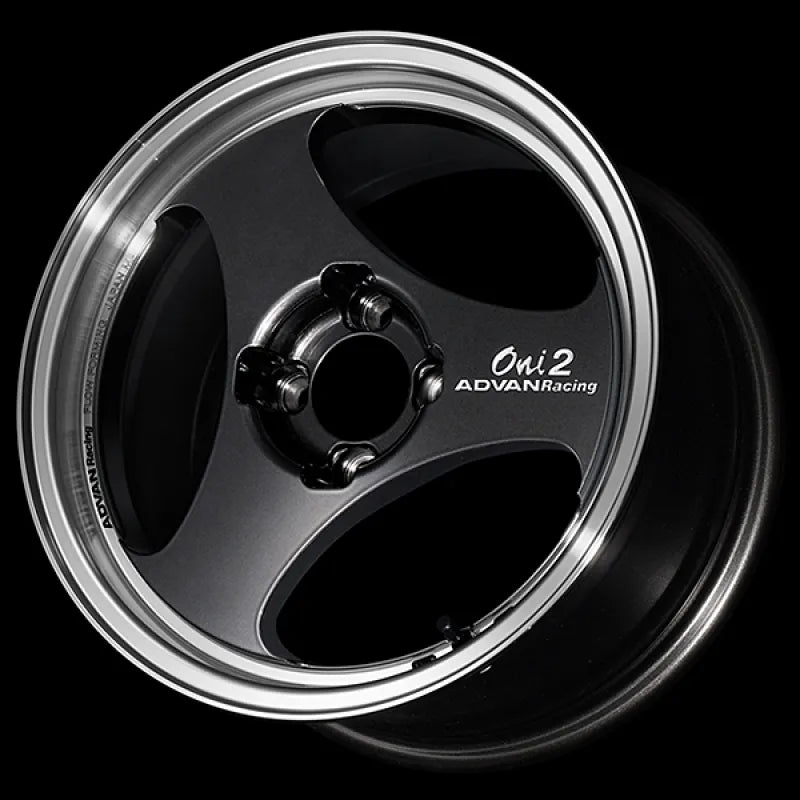 Advan ONI2 Machining/Black Gunmetallic | 15x7" +30mm | 4x100mm Wheel