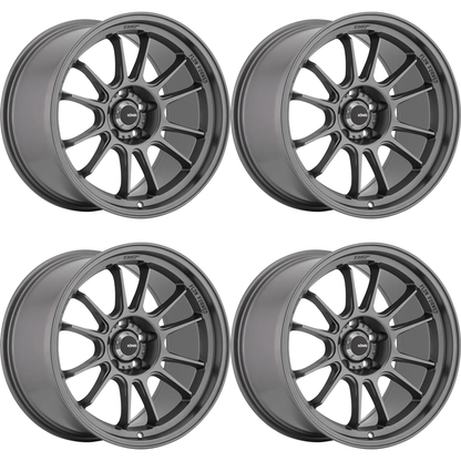 (set of 4) Konig Hypergram Matte Grey | 18x11" +25mm | 5x120mm Wheel