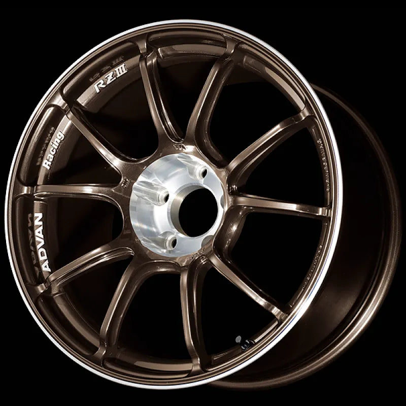 Advan RZIII Umber Bronze Metallic/Diamond Cut | 18x9.5" +45mm | 5x114.3mm Wheel