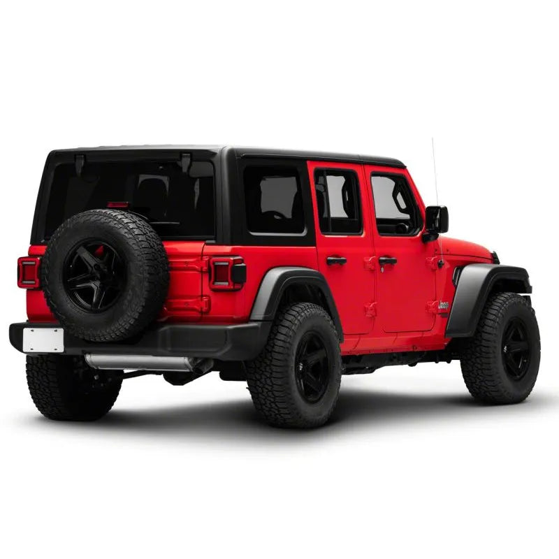 Raxiom JL Horizon LED Tail Lights Black Housing / Red Lens (J133625-JL)