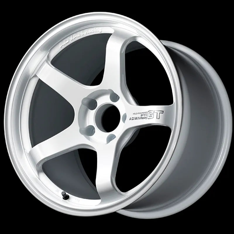 Advan GT Beyond Racing White | 18x10" +35mm | 5x114.3mm Wheel
