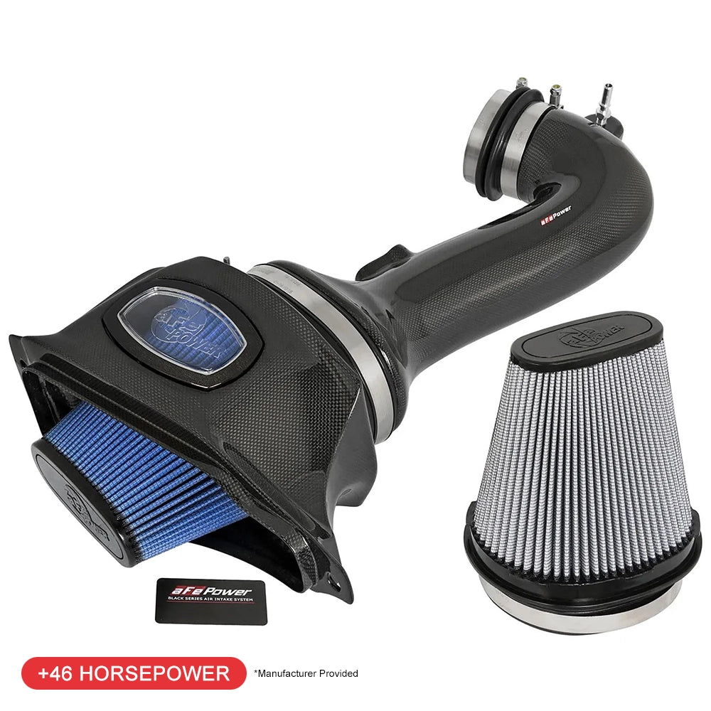 aFe Momentum Carbon Fiber Cold Air Intake | Chevrolet Corvette Z06 V8-6.2L (15-16) (52-74202-C)
