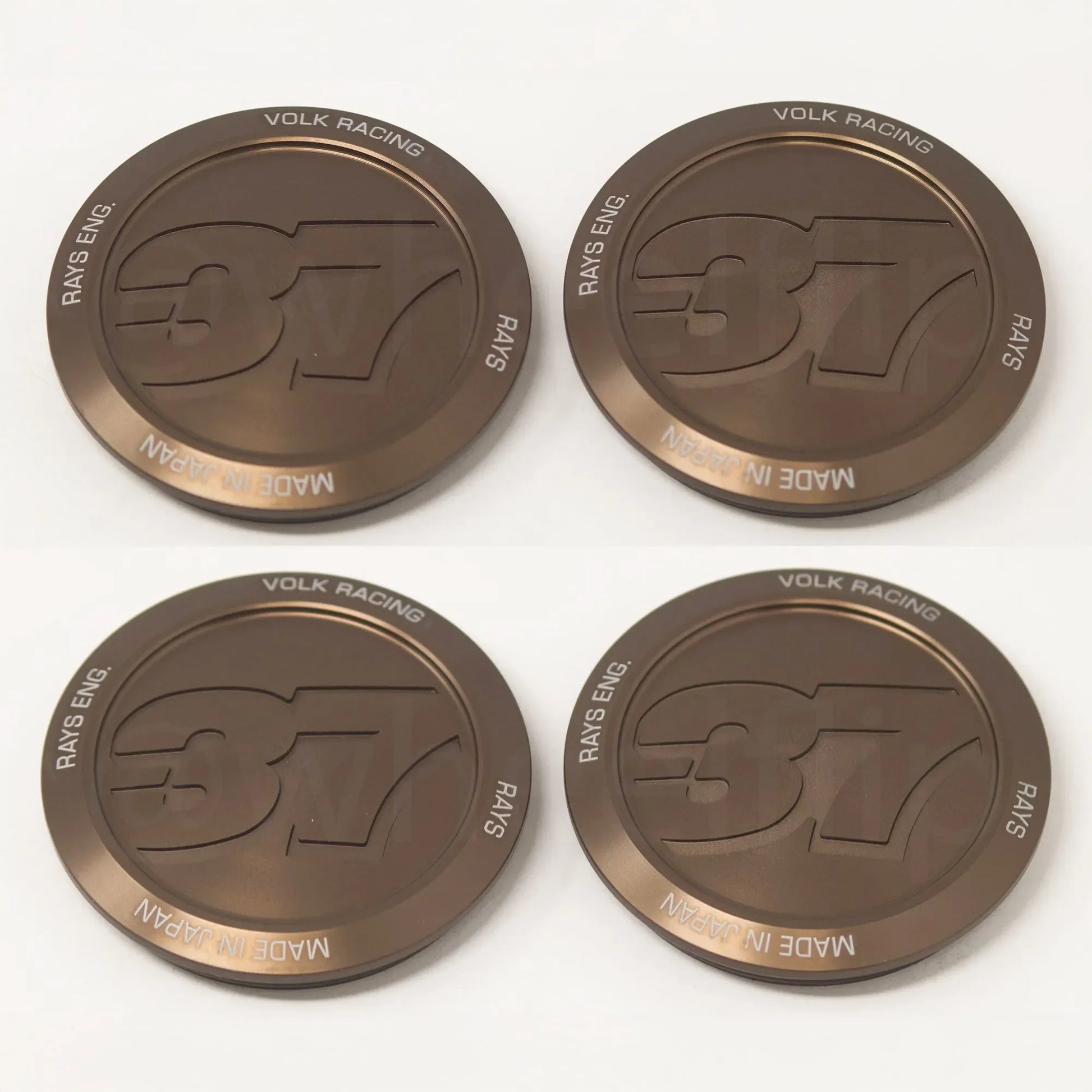 Volk Racing #37 Center Cap - Almite Bronze (SET)
