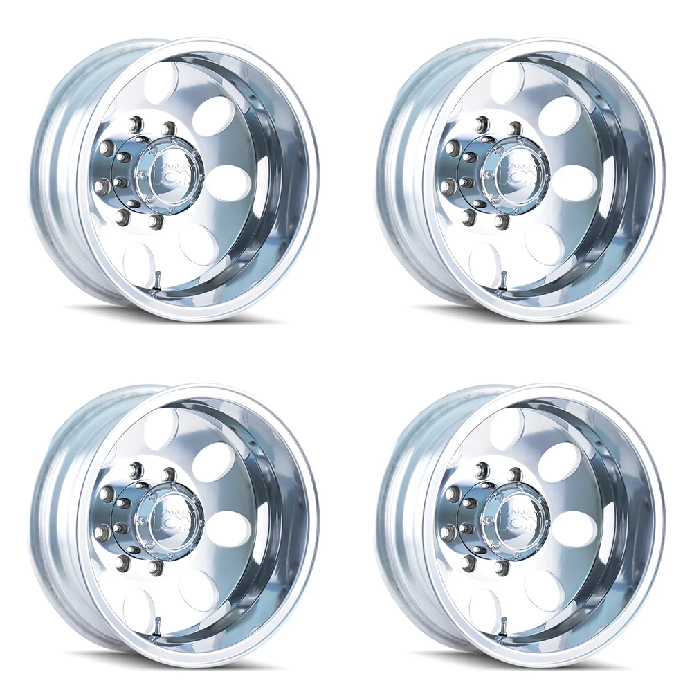 (set of 4) ION Wheels Type 167 Polished | 16x6" -125mm | 8x165.1mm Wheels