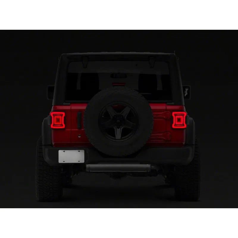 Raxiom JL Horizon LED Tail Lights Black Housing / Red Lens (J133625-JL)